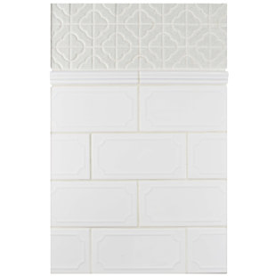 4 8 Subway Tile White Shapeyourminds Modern Contemporary Ceramic Tile Allmodern