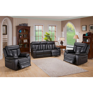 Plymouth 3 Piece Living Room Set by Coja