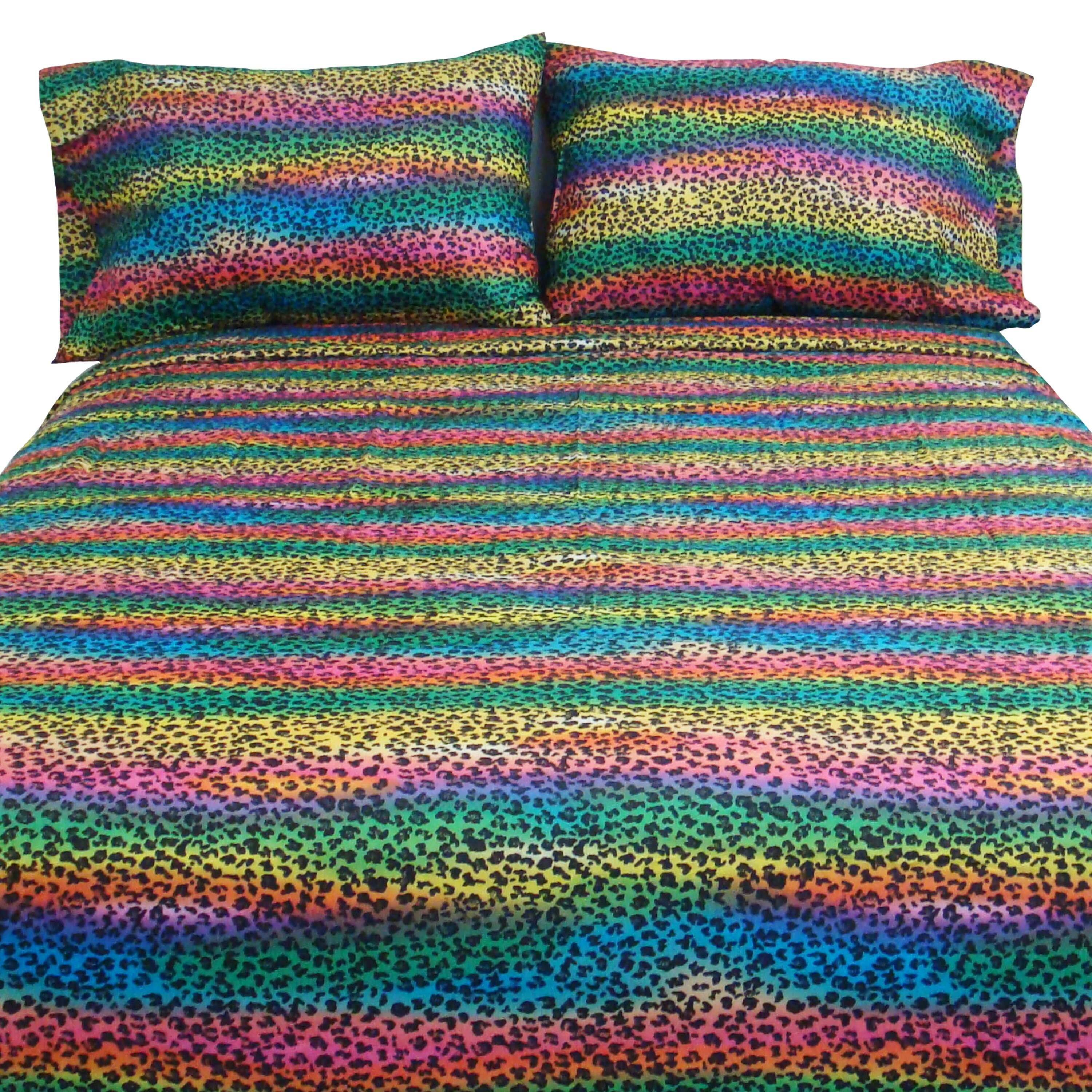 Veratex Rainbow Leopard Comforter Set Wayfair