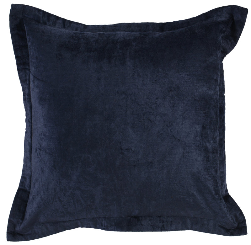 Bryce Square Pillow Cover & Insert Color: Navy