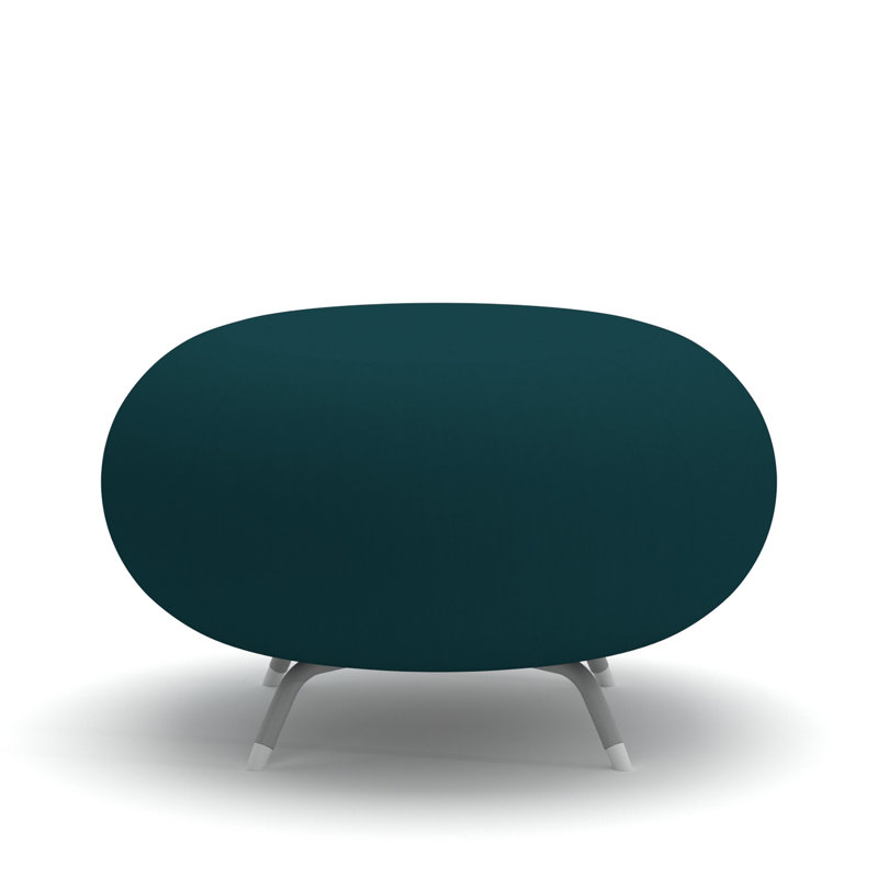Pebble Scalloped Ottoman