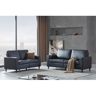 Configurable Living Room Set,3 Seat Sofa Couch And Loveseat For Home Or Office by Latitude Run