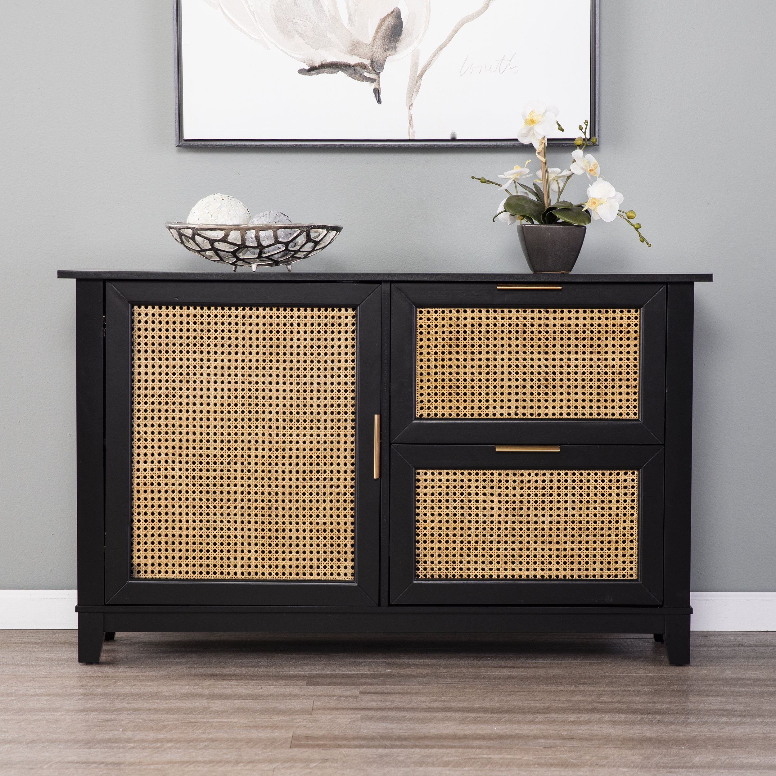 Sand & Stable Nethe 50.25'' Wide 2 Drawer Sideboard & Reviews | Wayfair
