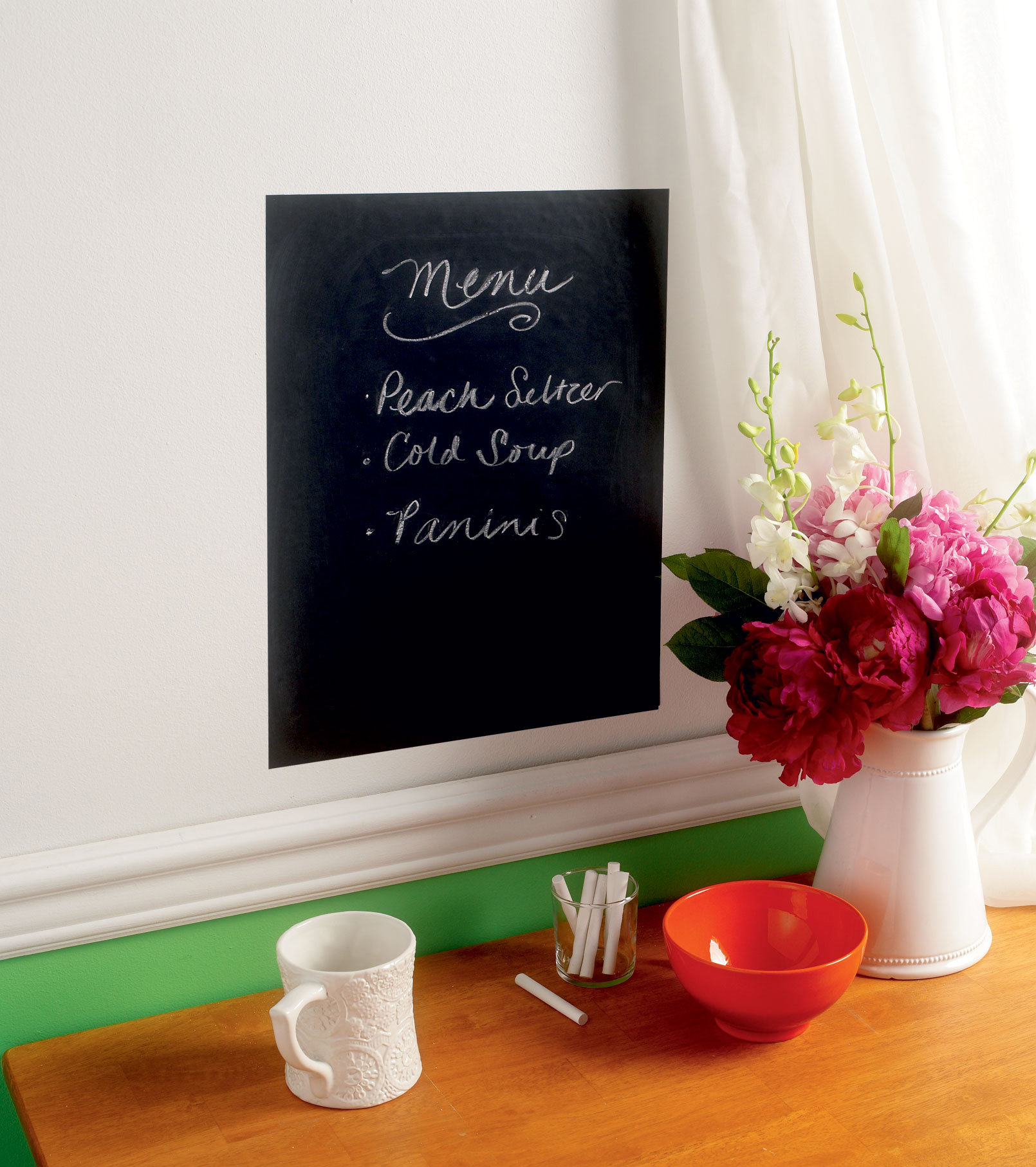 Wallies Peel and Stick Chalkboard Wall Decal & Reviews Wayfair