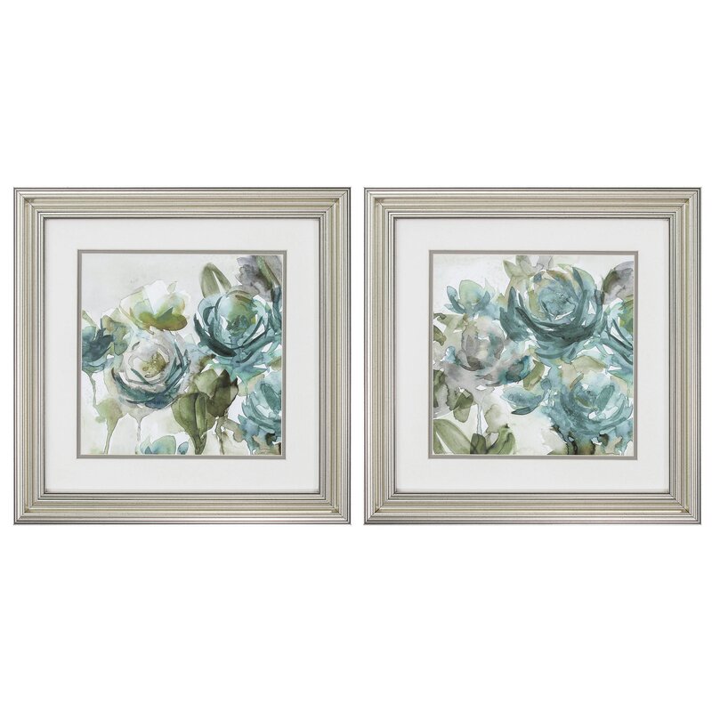 Alcott Hill® Secret Garden 2 Piece Framed Painting Print Set & Reviews ...