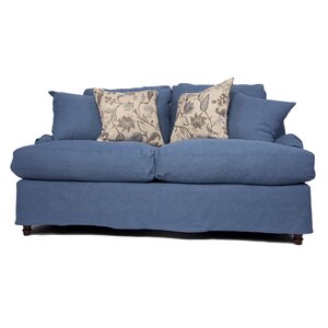 Seacoast T-Cushion Loveseat Slipcover Set