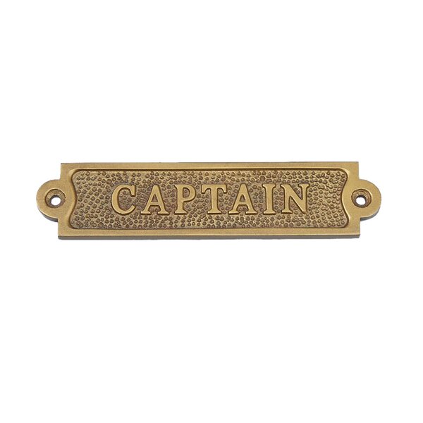Captains Quarters Reclaimed Wood Framed Street Sign FREE SHIPPING Nautical Decor 