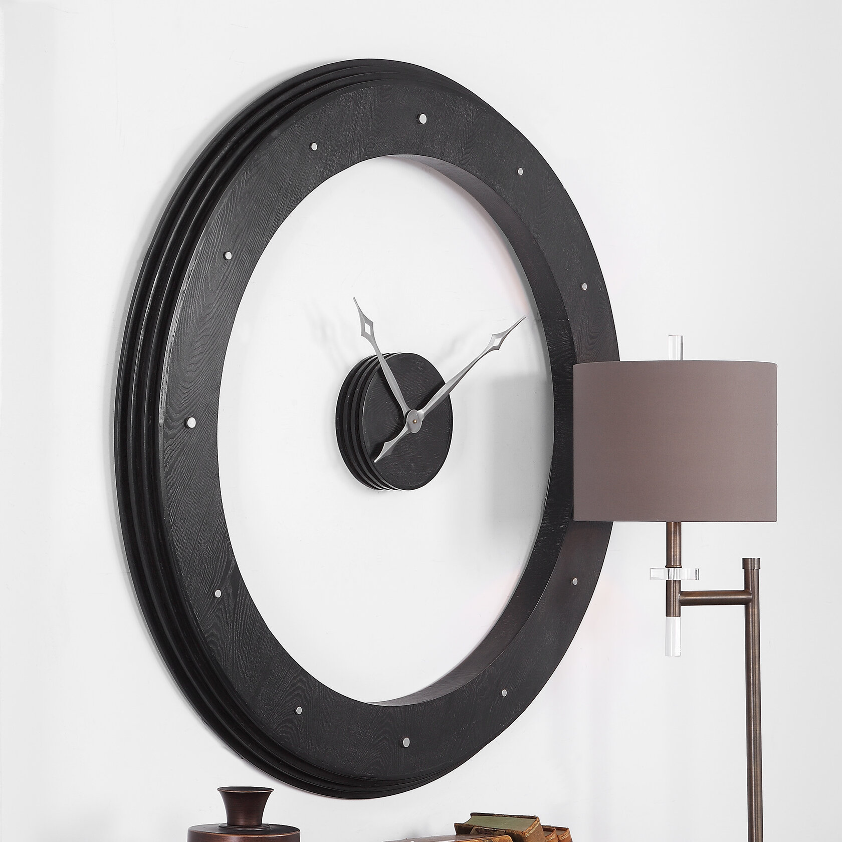 Uttermost Ramon Wooden Wall Clock Wayfair