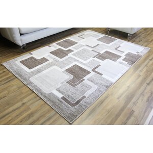 Elif/Passion Brown Area Rug