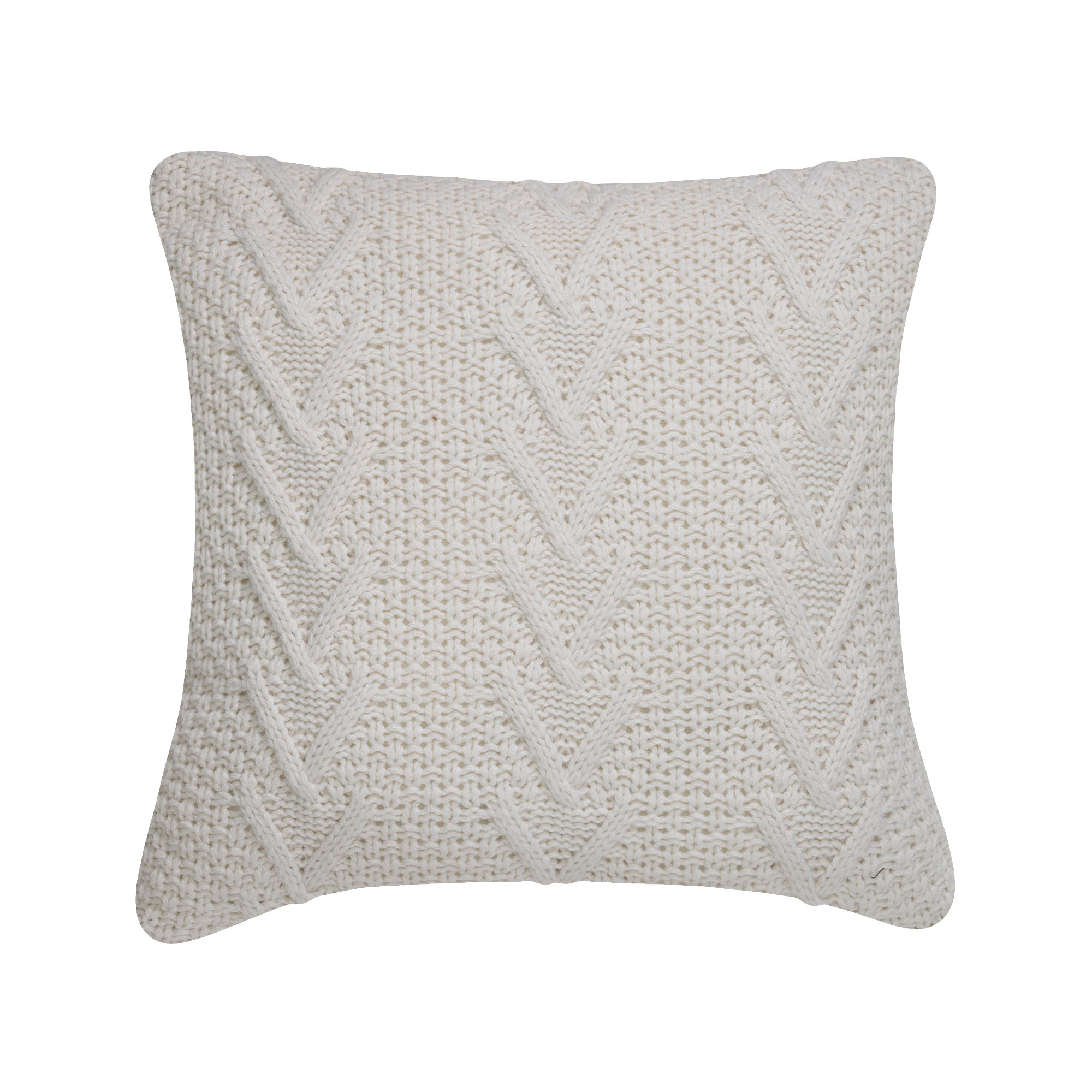 August Grove Clairview Knit Throw Pillow Reviews Wayfair Ca