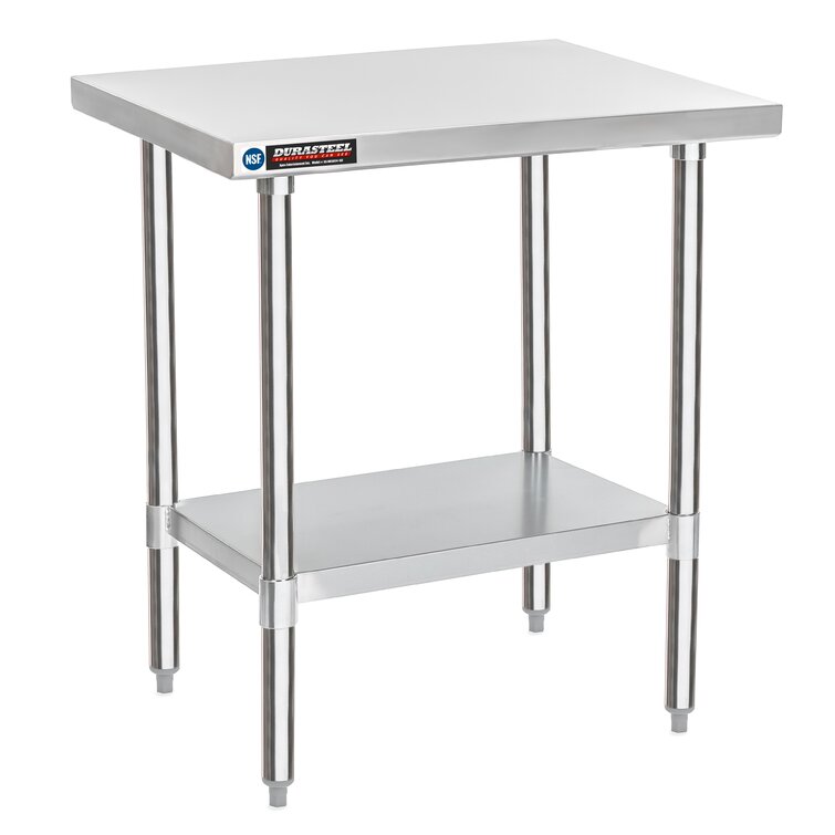 HEAVY DUTY 24" x 60" ALL Stainless Steel Work Prep Table Commercial 16 Gauge NSF