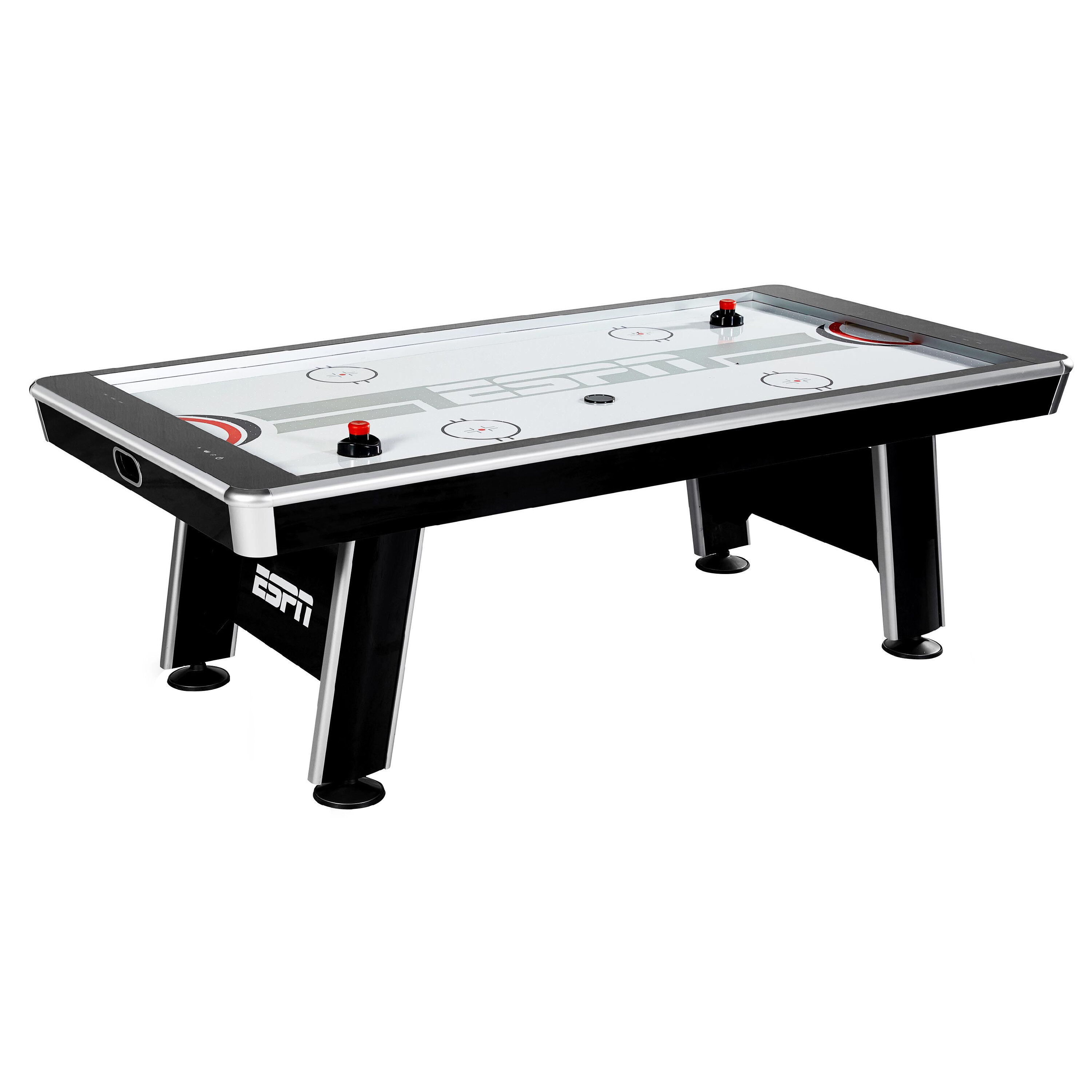 Espn 89 Two Player Air Hockey Table With Digital Scoreboard And