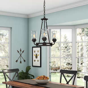 Go to store & view more images Westhope 3-Light Shaded Chandelier by Laurel Foundry Modern Farmhouse