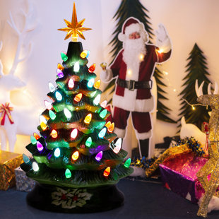 Table Top Lighted Christmas Tree - Noma 3 Foot Led Pre Lit Tabletop Christmas Tree With Lights White Noma Us - Learning this christmas tree napkin fold technique really upped my holiday table setting game and one at a time, fold each upper outside corner over to the opposite side's edge, so that the tops are starting at the top, fold each flap up.