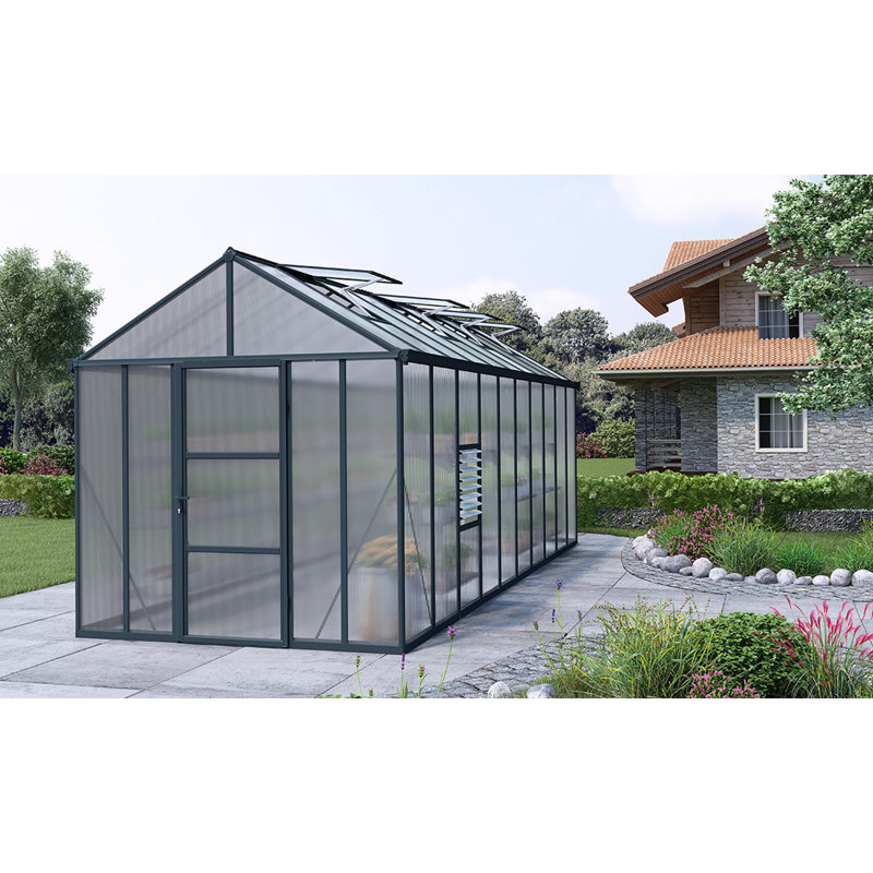 Palram Glory 8 Ft. W x 20 Ft. D Greenhouse | Wayfair