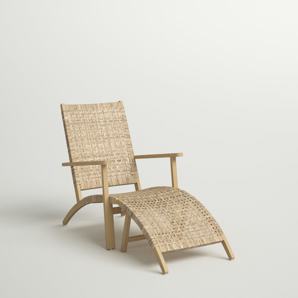 straw patio chair