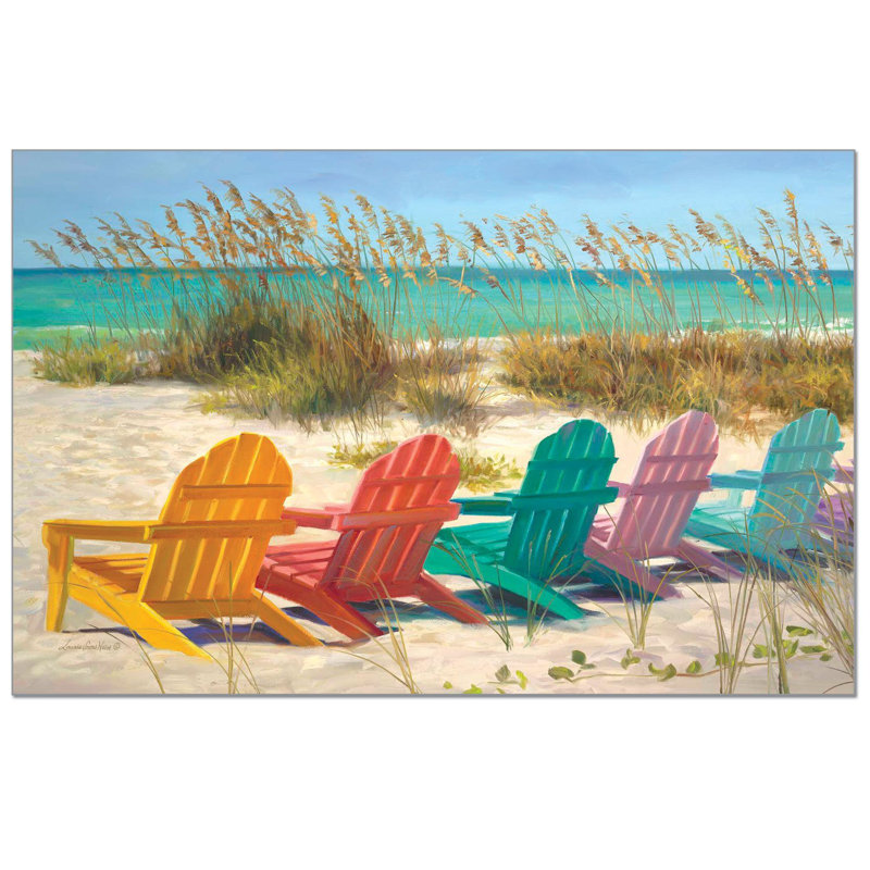 Highland Dunes Zaina Disposable Paper Colorful Beach Chairs 18 Zaina Disposable Paper Colorful Beach Chairs 18 Placemat
