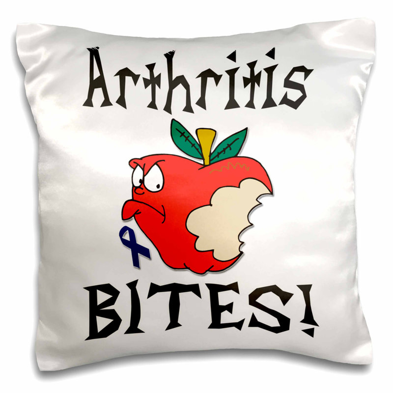 3drose Funny Awareness Support Cause Arthritis Mean Apple Pillow