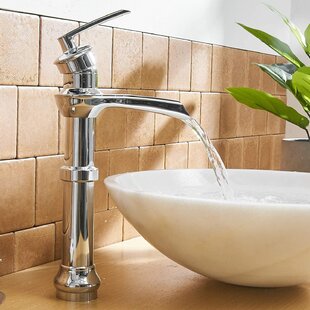 Brushed Nickel Deck Tap Bathroom Basin Sink Vessel Faucet Single Handle Mixer 