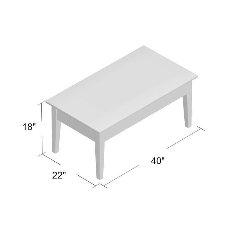 Andover Mills Carterville Lift Top Coffee Table With Storage