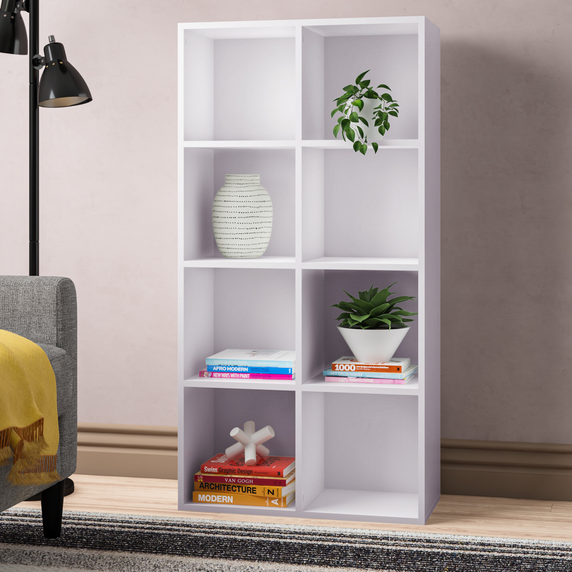 Zipcode Design Carrie 8 Cube Storage Wooden Bookcase Reviews