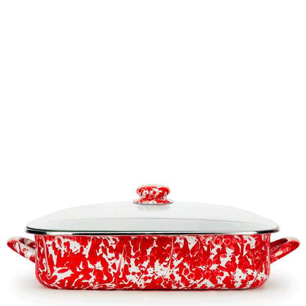 ceramic lasagna pan with lid