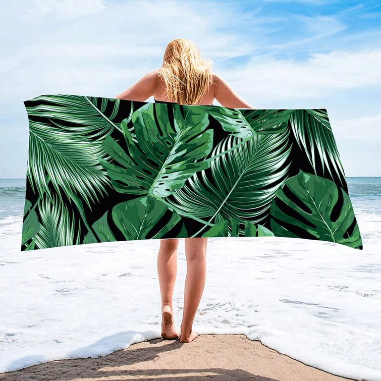Sand-Free Quick Drying Super Absorbent Large Compact Beach Towel 