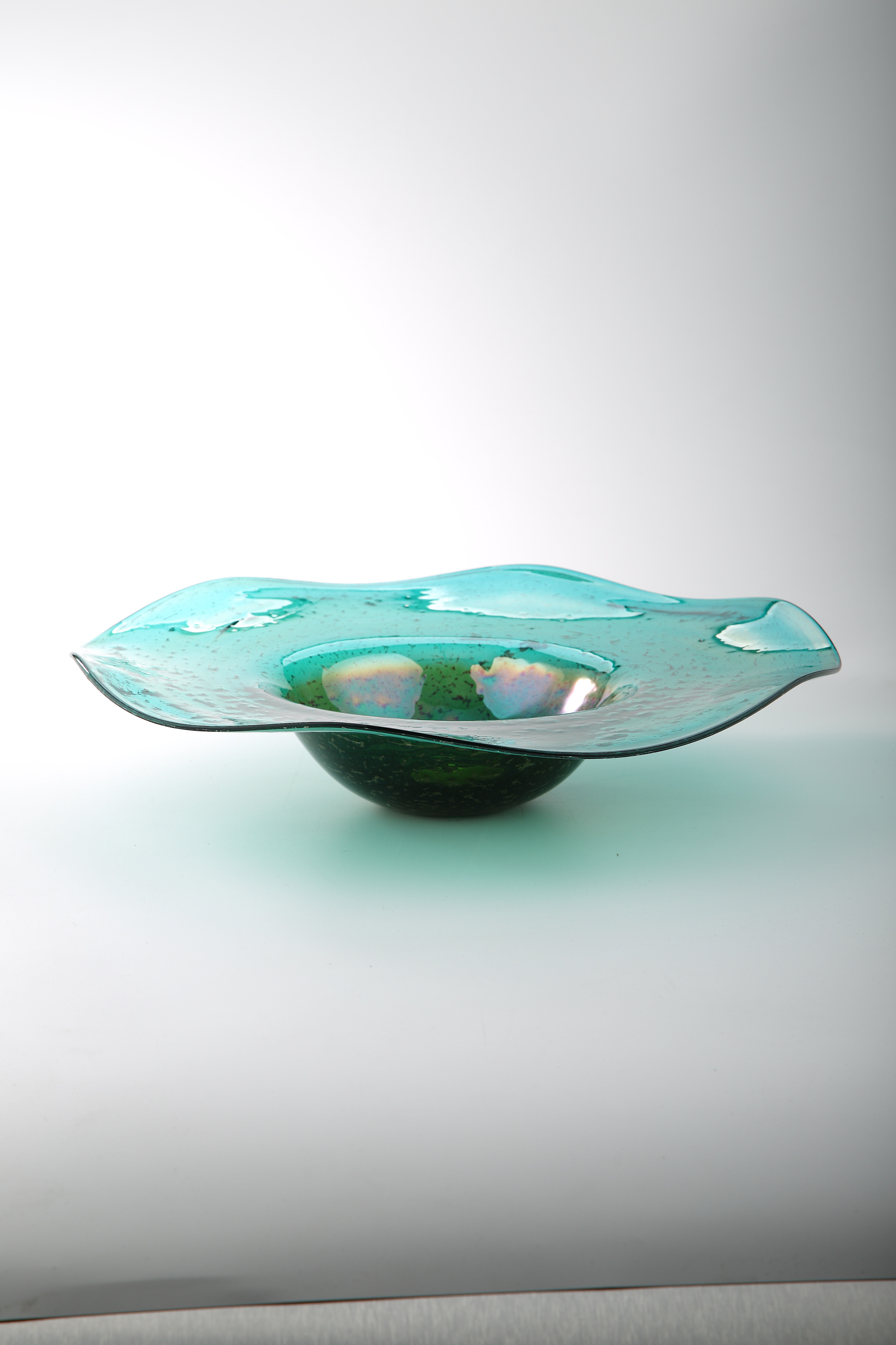 Ivy Bronx Ealy Glass Abstract Decorative Bowl Wayfair