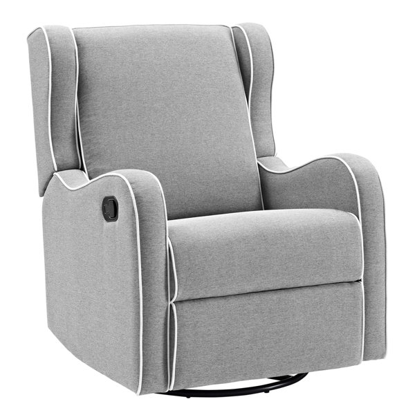 graco remi upholstered swivel glider