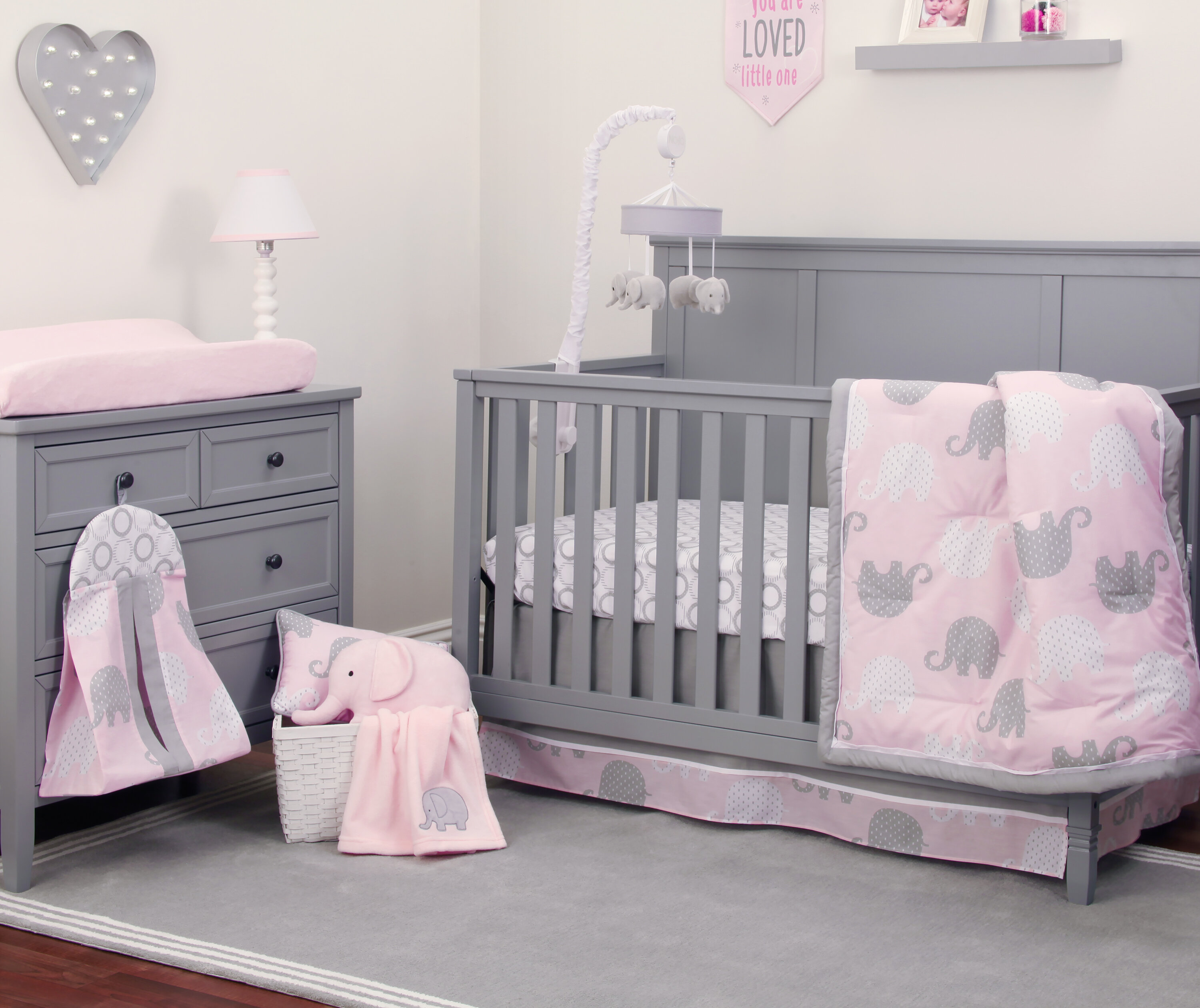 Pink Crib Bedding Free Shipping Over 35 Wayfair