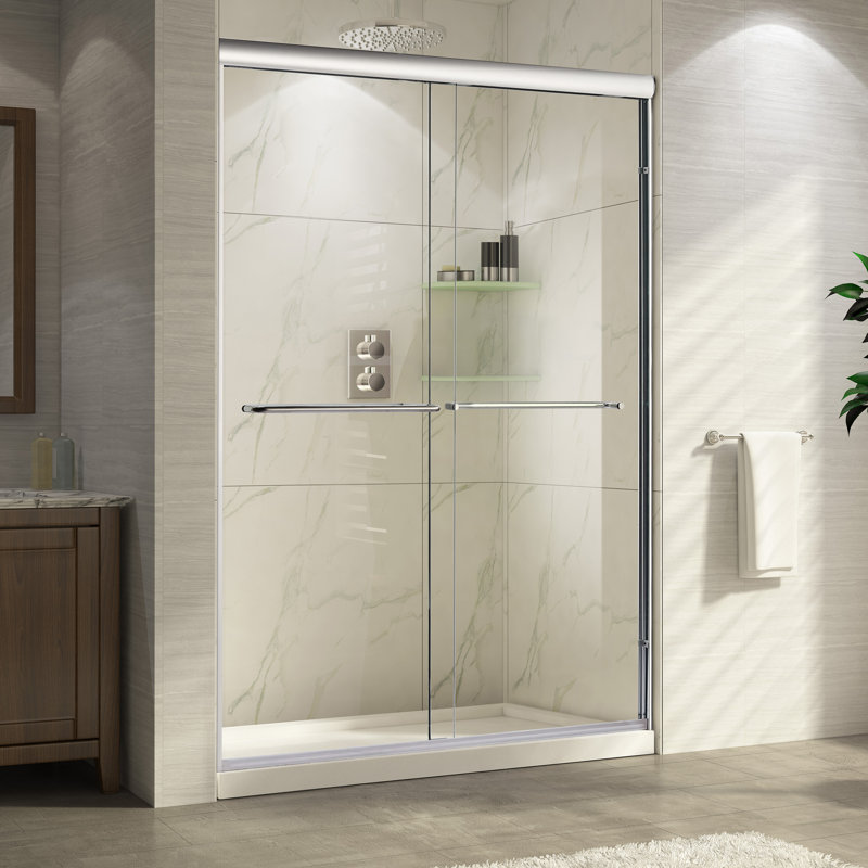 Wet Republic Catalina 60 X 76 Double Sliding Shower Door Wayfair