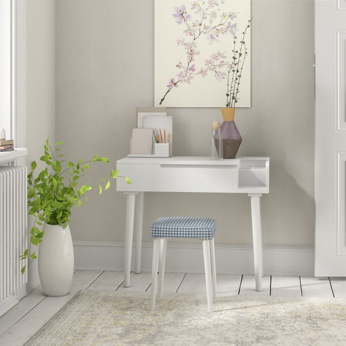 Norfork Modern Dressing Table Set With Mirror Norfork Modern Dressing Table Set With Mirror