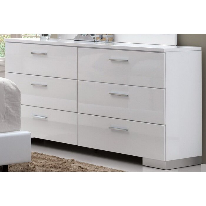 Dias 6 Drawer Double Dresser