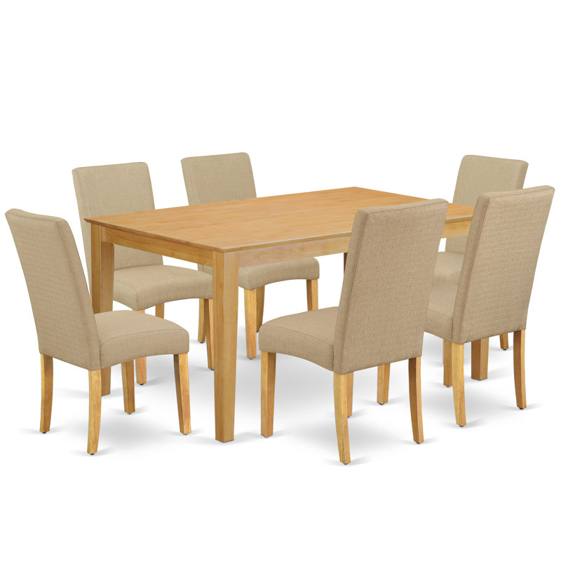 Alcott Hill 0ef863b503fd484493626f206c18d109 7pc Rectangle 60 Inch