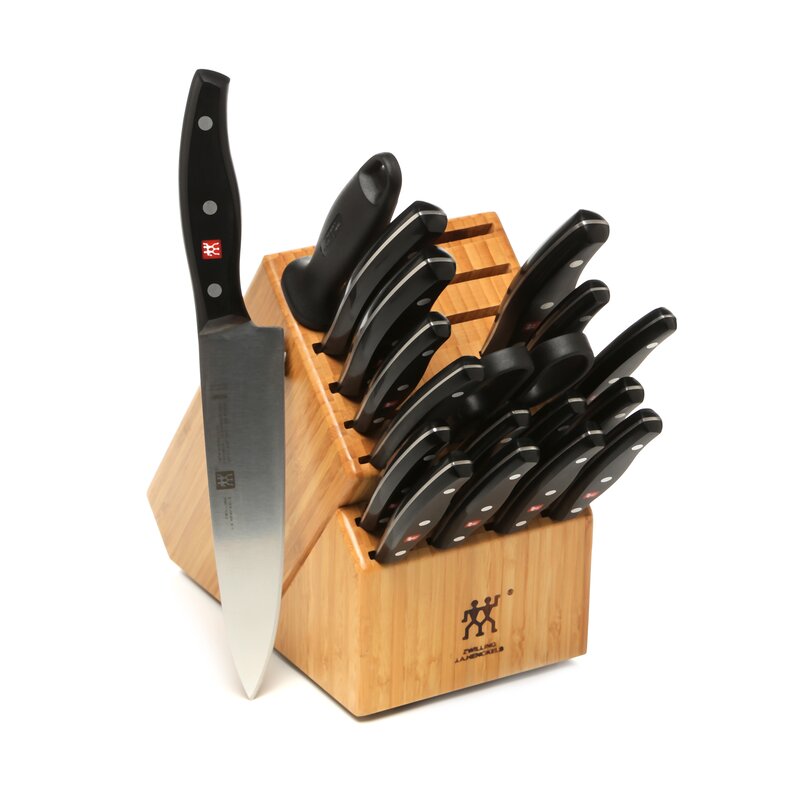 Zwilling J A Henckels Zwilling Twin Signature 19 Piece Knife Block Set Reviews Wayfair