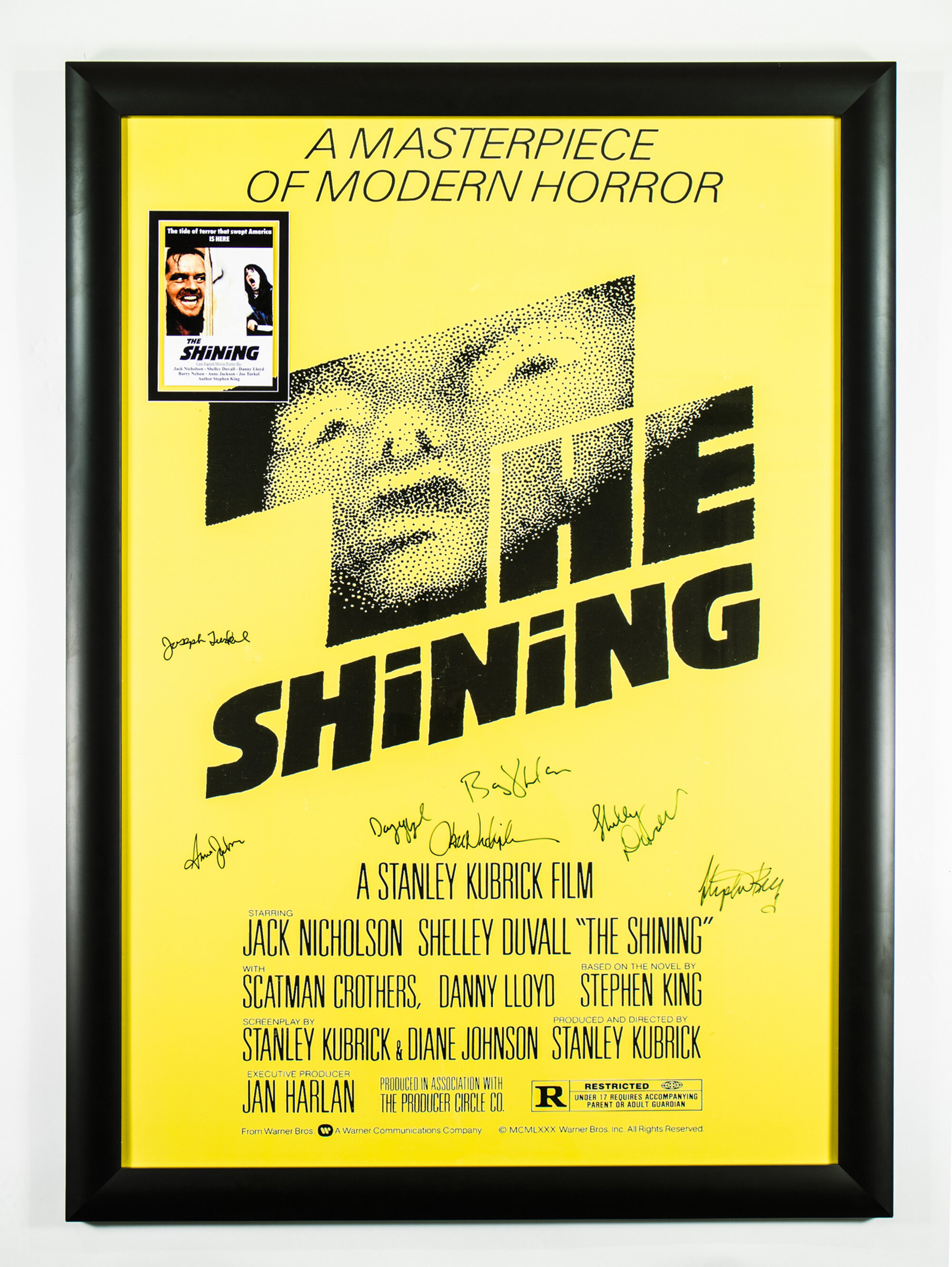 The Shining Jack Nicholson Large Poster Art Print Black /& White Card or Canvas