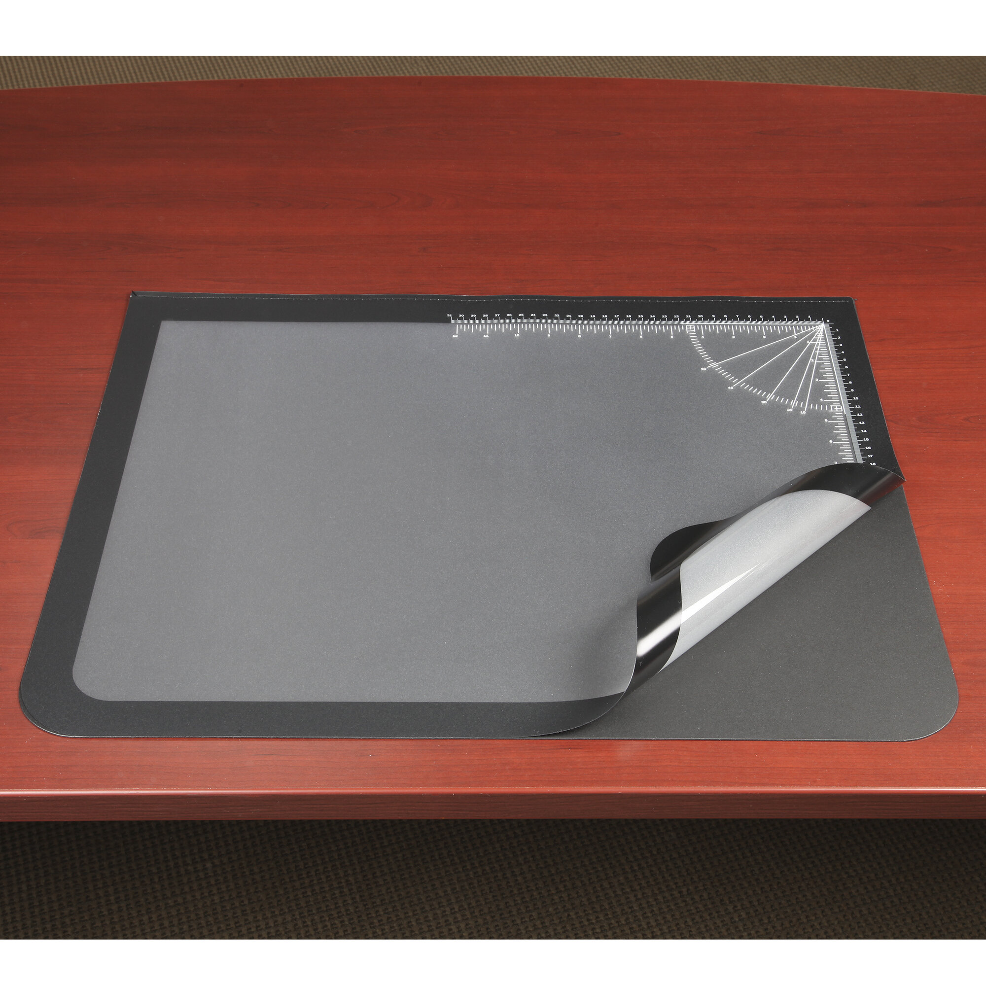 Rebrilliant Eccles Logo Pad Lift Top Desktop Organizer Desk Mat