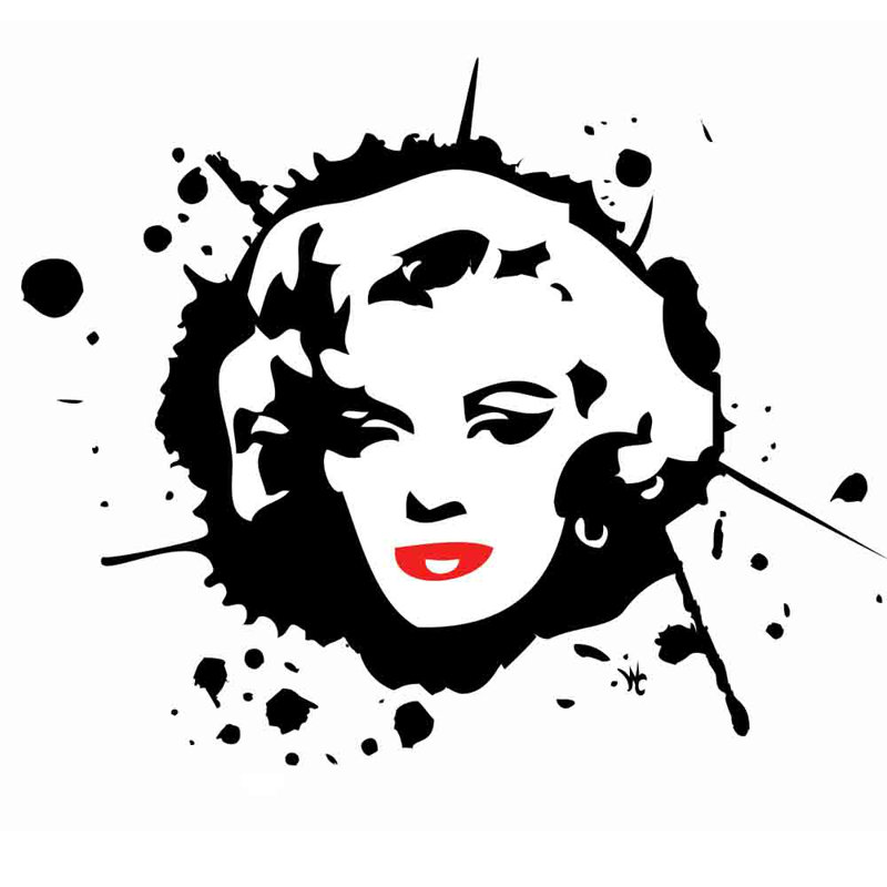 Ivy Bronx Marilyn Monroe X Graphic Art Print On Canvas Wayfair