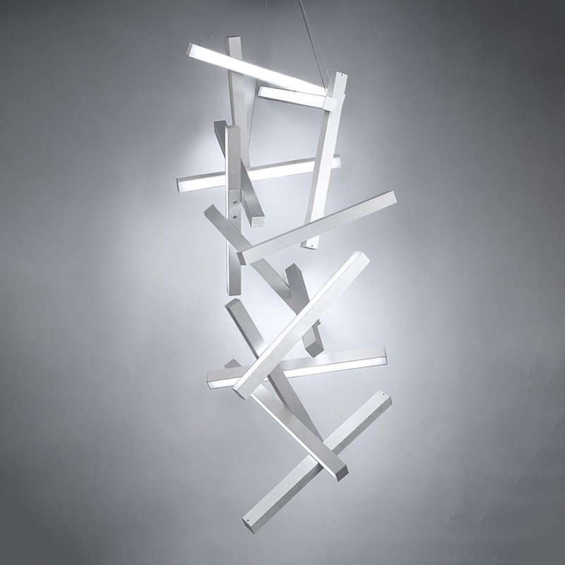 Modern Forms Chaos 15 Light Unique Statement Geometric Chandelier Wayfair