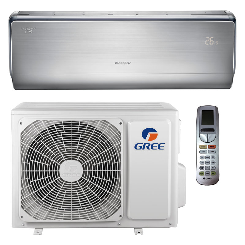 Gree Crown 12 000 Btu Energy Star Ductless Mini Split Air Conditioner With Heater And Remote Wi Fi Control Wayfair Ca