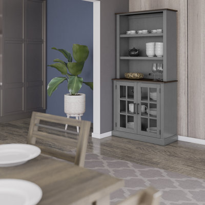 (incomplete)Truby Traditional Hutch For Kitchen And Dining Spaces
