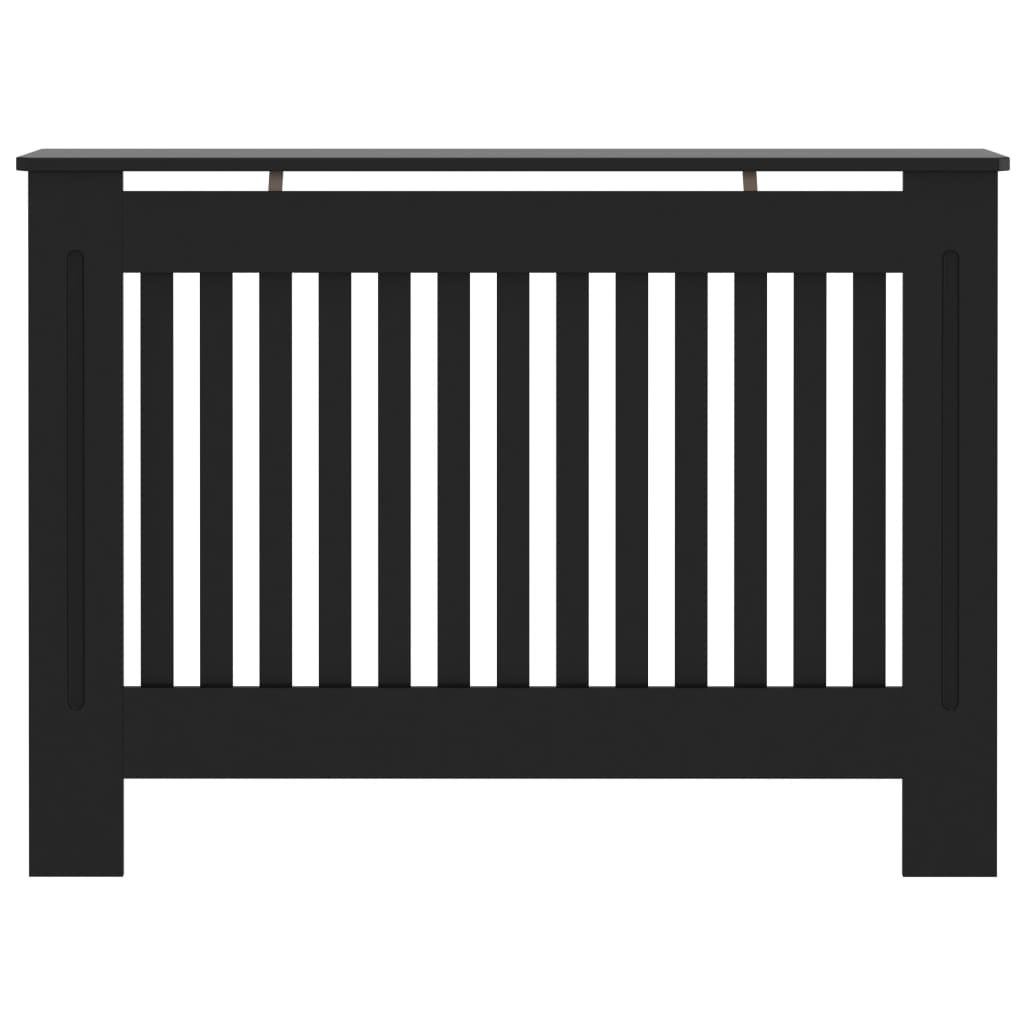 Belfry Heating Mittelgroße Heizkörperabdeckung Jaylynn Heizkörperfarbe: schwarz