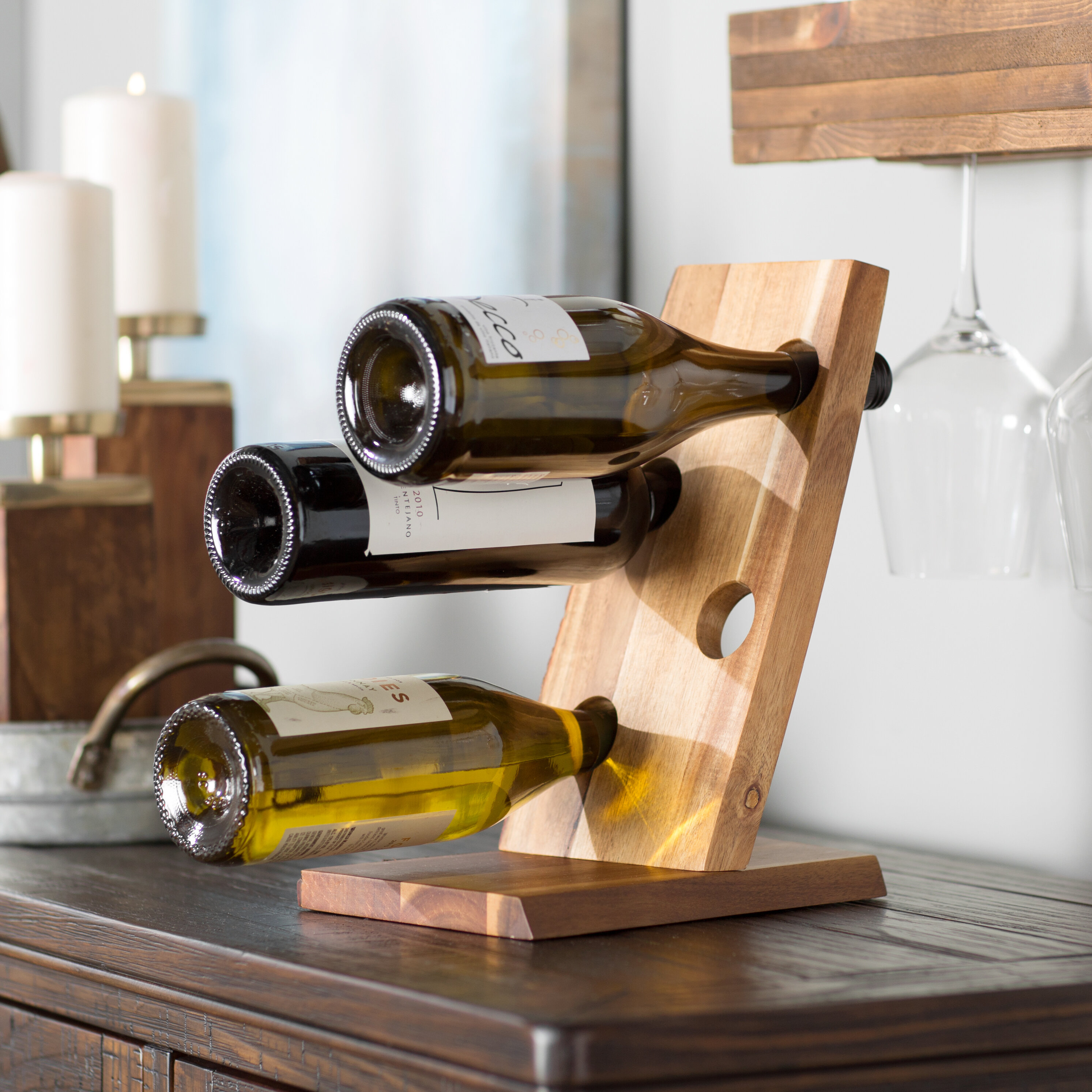 Classic Car Wine Bottle Holder Statue As Decorative Tabletop Wine Rack in Antique Look for Retro Automobile Collectors Bar Decorations and Rustic Bar Décor or Vintage Wine Lover Gifts for Men