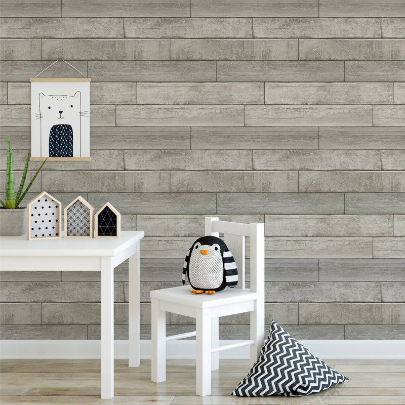 Loon Peak Burlwood Timber 33 L X 20 5 W Wallpaper Roll Reviews