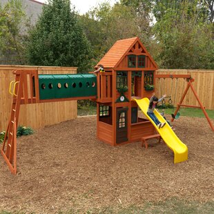 wooden swing sets for toddlers