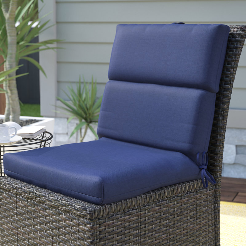 Mercury Row® Indoor/Outdoor Sunbrella Dining Chair Cushion ...