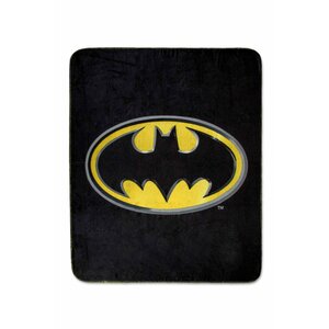 Batman Emblem Luxury Fleece Throw Blanket