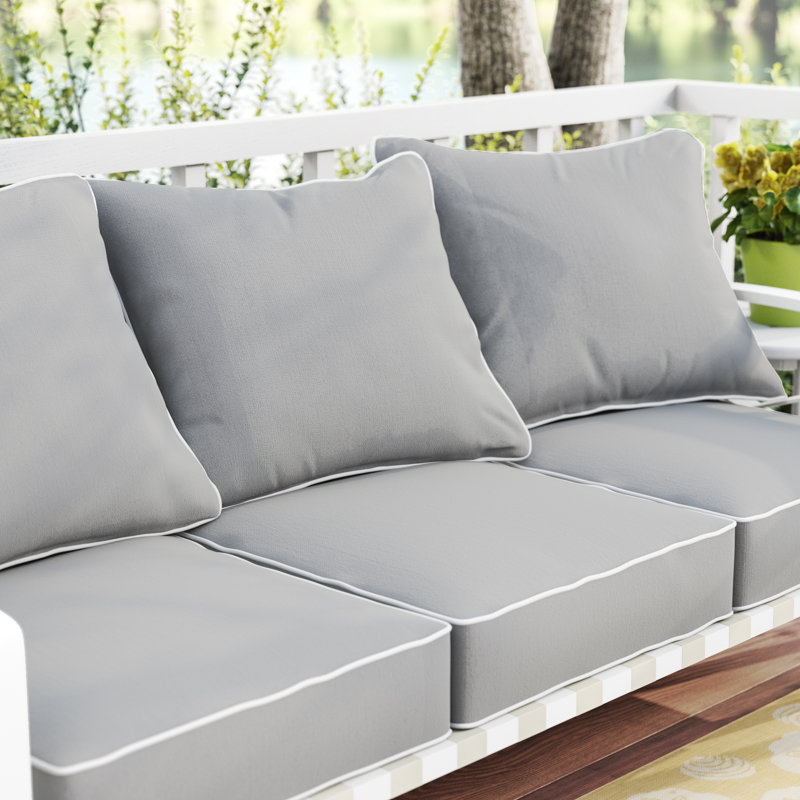 Feldspar Indoor Outdoor Sunbrella Sofa Cushion Reviews Birch Lane Feldspar Indoor Outdoor Sunbrella Sofa Cushion
