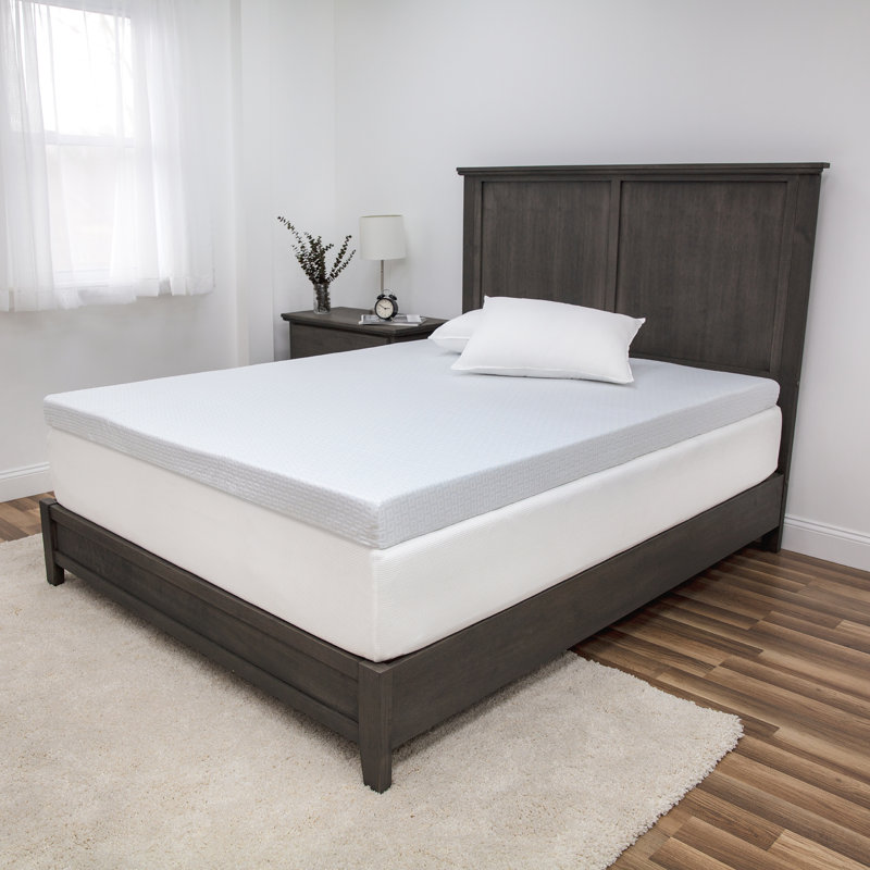 Sensorpedic Elite Cooling 4 In Gel Memory Foam Mattress Topper Reviews Wayfair