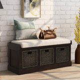 Drawer Equipped Storage Benches You Ll Love In 2020 Wayfair